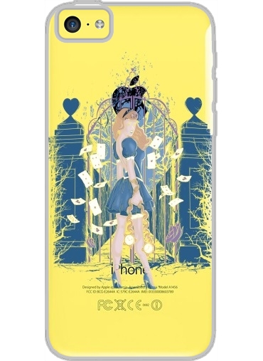 Coque Iphone 5C Transparente In my wonderland