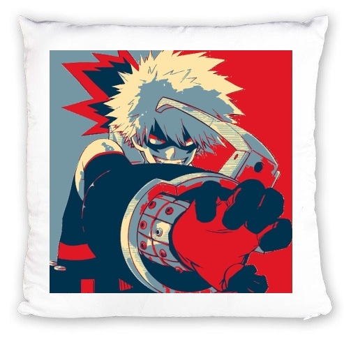 Coussin Bakugo Katsuki propaganda art