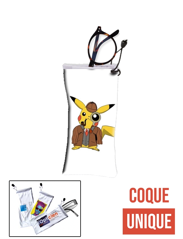 étui à lunettes Detective Pikachu x Sherlock