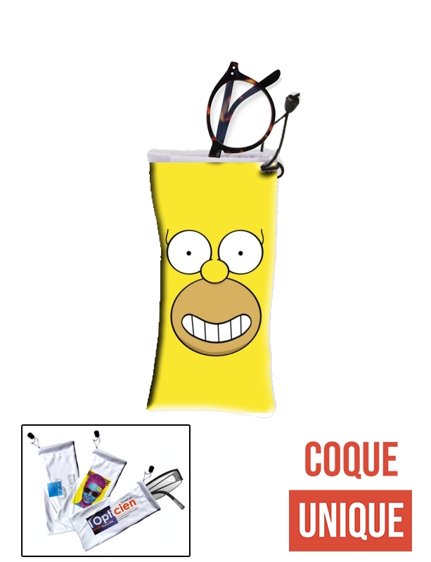 étui à lunettes Homer Face