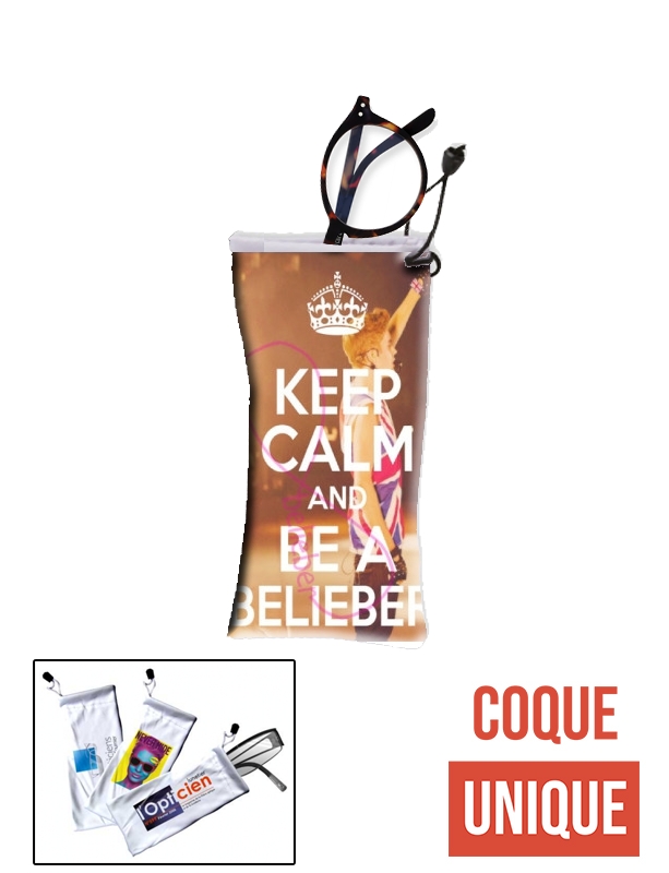 étui à lunettes Keep Calm And Be a Belieber