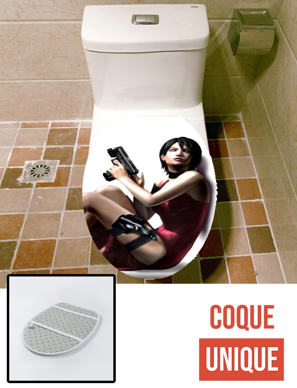 Housse de toilette - Décoration abattant wc Ada Wong