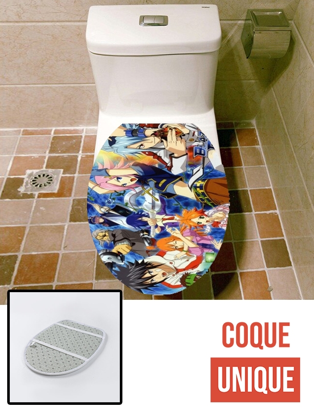 Housse de toilette - Décoration abattant wc Blazer drive