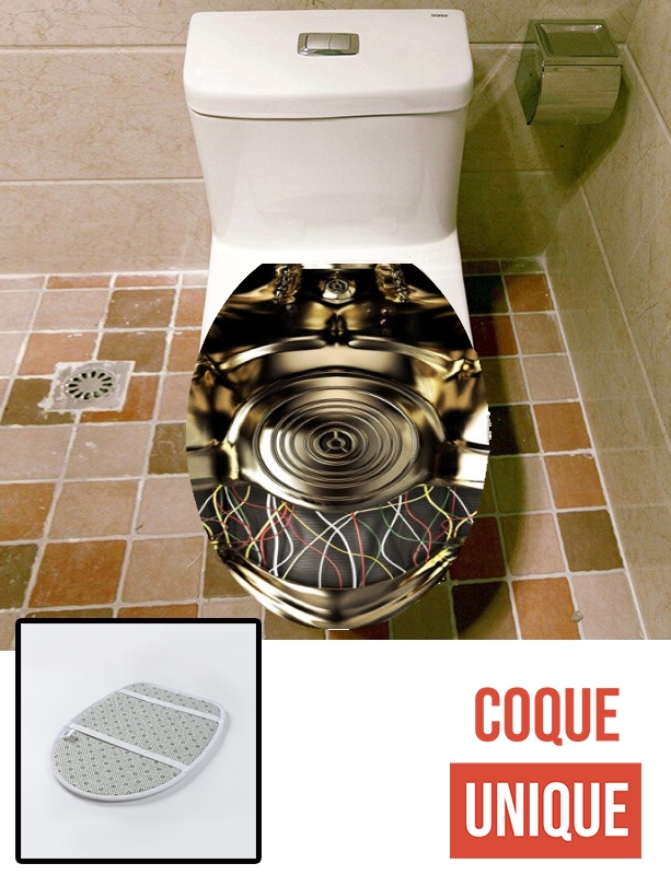 Housse de toilette - Décoration abattant wc C-3PO protocol droid