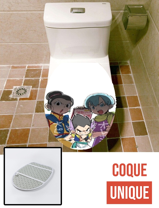 Housse de toilette - Décoration abattant wc Chichi x Bulma