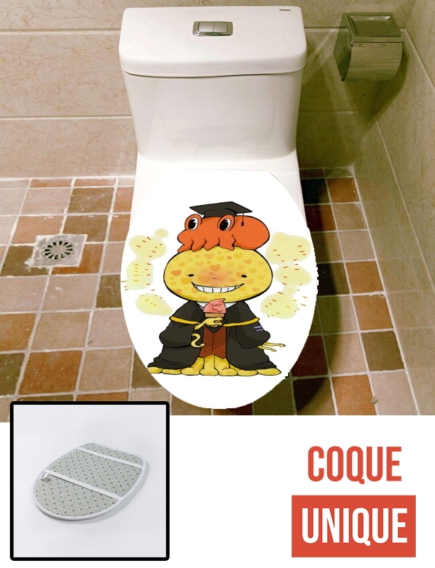 Housse de toilette - Décoration abattant wc Classroom Koro sensei Ice Cream