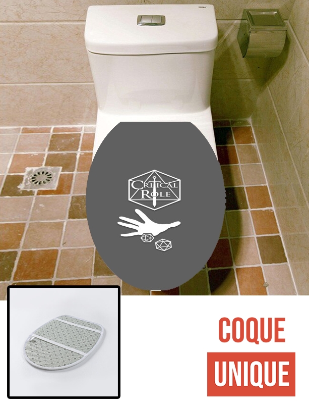 Housse de toilette - Décoration abattant wc Dungeons and Dragons