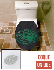 Housse de toilette - Décoration abattant wc Flag Dragon House Green