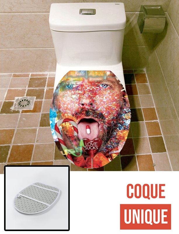 Housse de toilette - Décoration abattant wc Doc