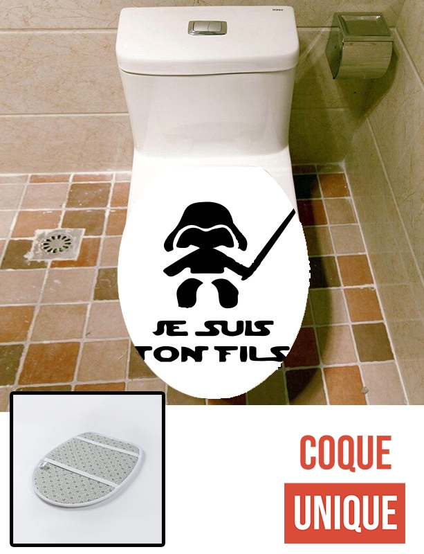 Housse de toilette - Décoration abattant wc Je suis ton Fils