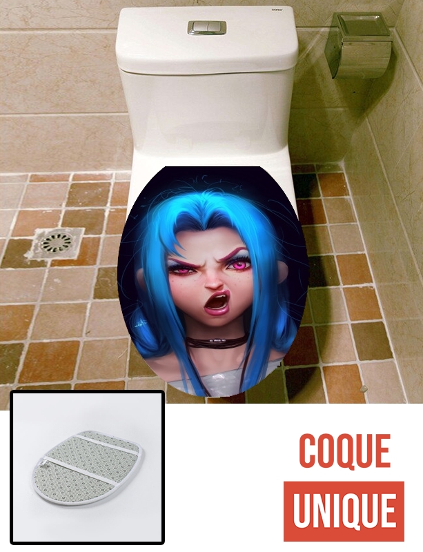 Housse de toilette - Décoration abattant wc Jinx Lockscreen