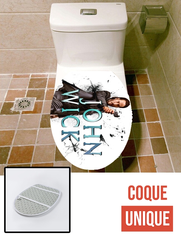 Housse de toilette - Décoration abattant wc John Wick Bullet Time