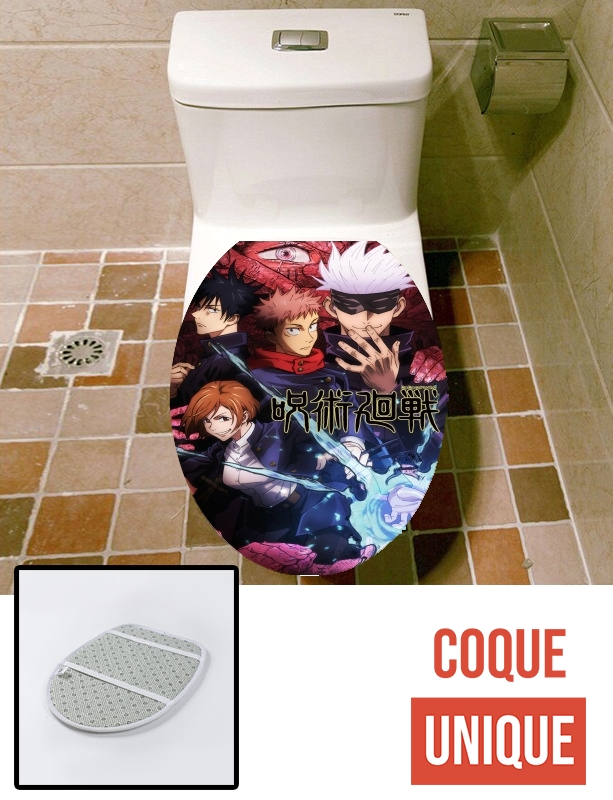 Housse de toilette - Décoration abattant wc Jujutsu Kaisen