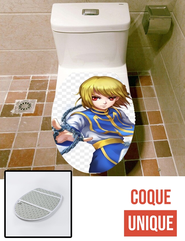 Housse de toilette - Décoration abattant wc Kurapika