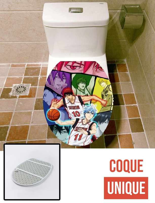 Housse de toilette - Décoration abattant wc Kuroko no basket Generation of miracles