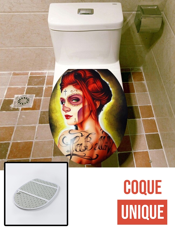 Housse de toilette - Décoration abattant wc Beauté Empoisonnée 