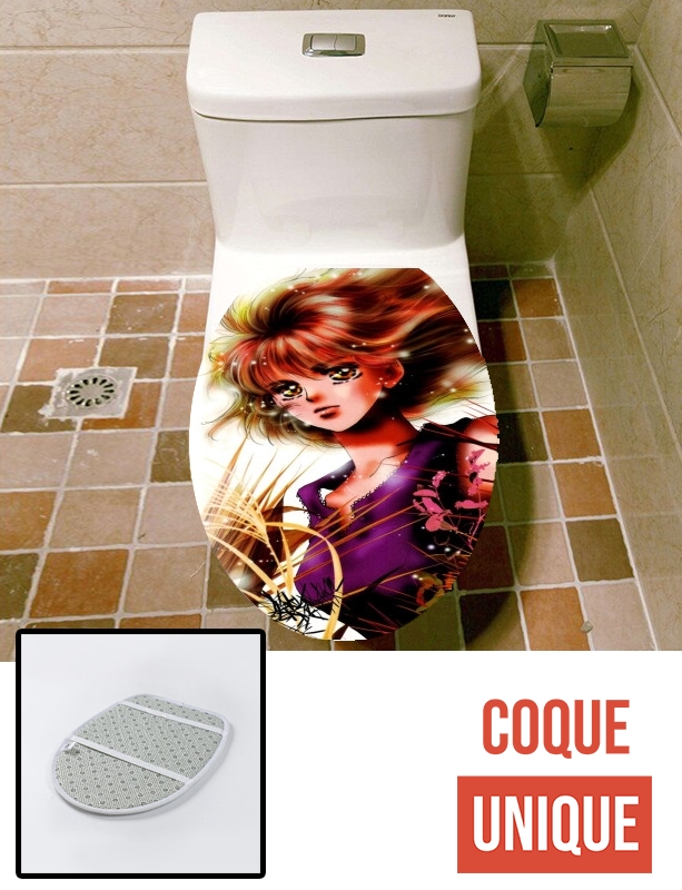 Housse de toilette - Décoration abattant wc Seven Seeds Hana Sugurono