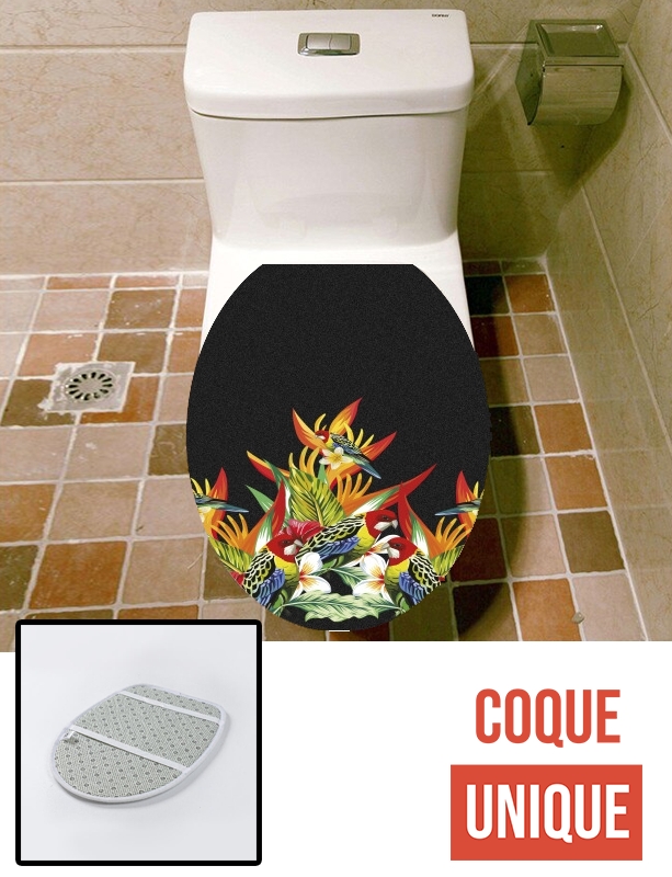 Housse de toilette - Décoration abattant wc Summer Feeling Four