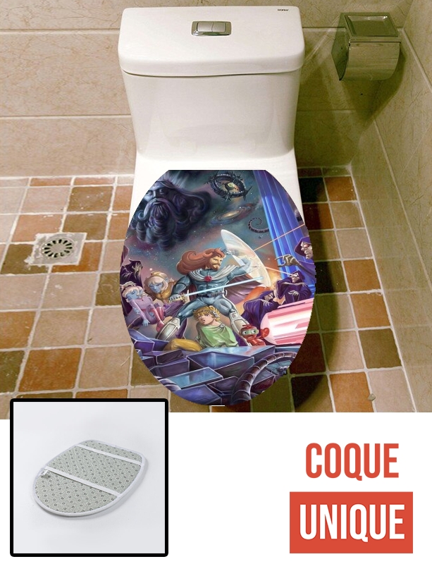 Housse de toilette - Décoration abattant wc Ulysse 31