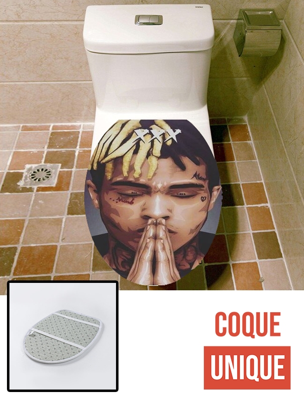 Housse de toilette - Décoration abattant wc XXXTENTACION Tribute