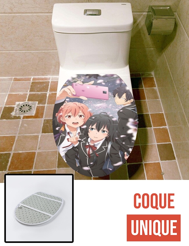 Housse de toilette - Décoration abattant wc Yahari Ore no Seishun