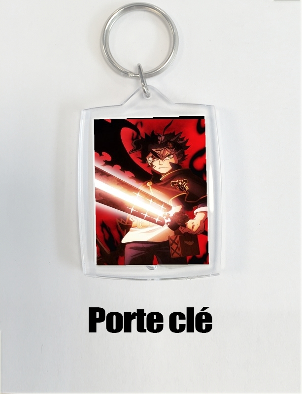 Porte clé photo Black Clover Asta The Demon