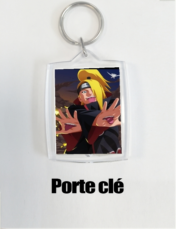 Porte clé photo Deidara Art Angry