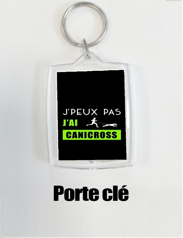 Porte clé photo Je peux pas jai canicross