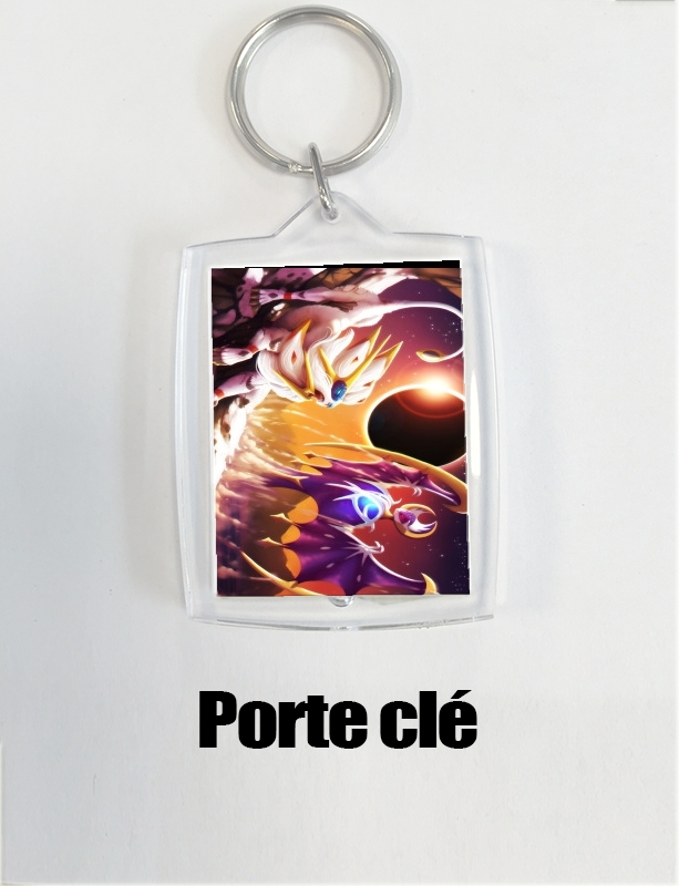 Porte clé photo Solgaleo And Lunala