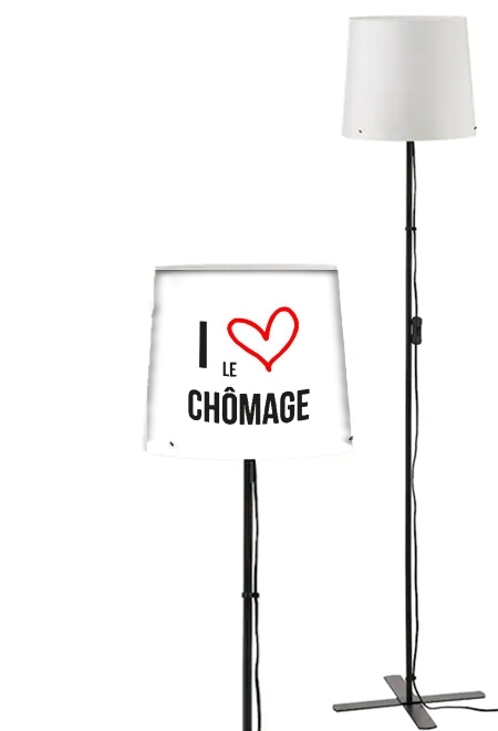 Lampadaire I love chomage