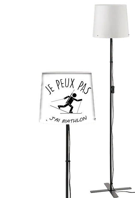 Lampadaire Je peux pas j'ai biathlon