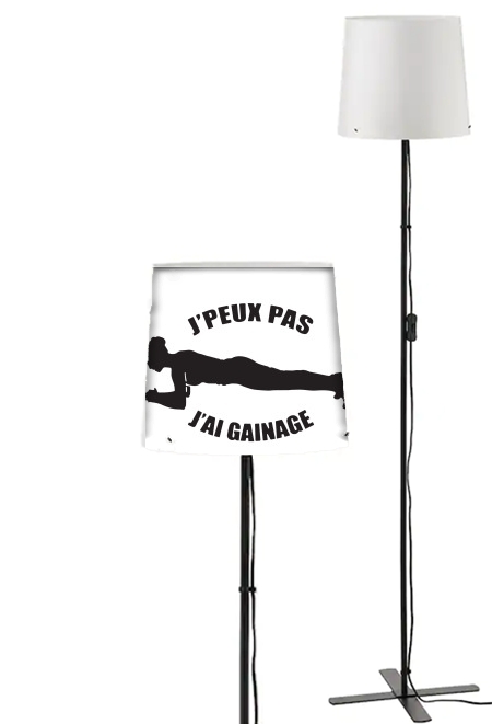 Lampadaire Je peux pas jai gainage