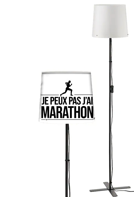 Lampadaire Je peux pas j'ai marathon