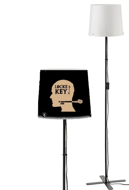 Lampadaire Locke Key Head Art