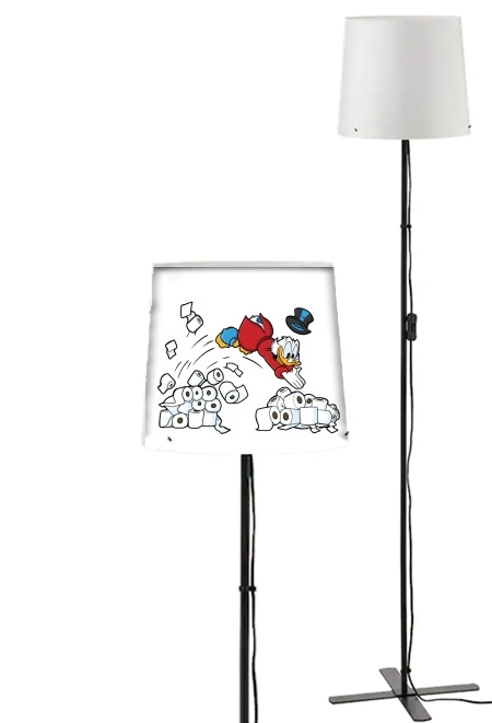 Lampadaire Papier Toilette - Nouvelle richesse de Picsou