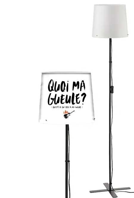 Lampadaire Qu'est ce qu'elle a ma Gueule Chanson Johnny Hallyday