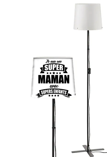 Lampadaire Super maman avec super enfants