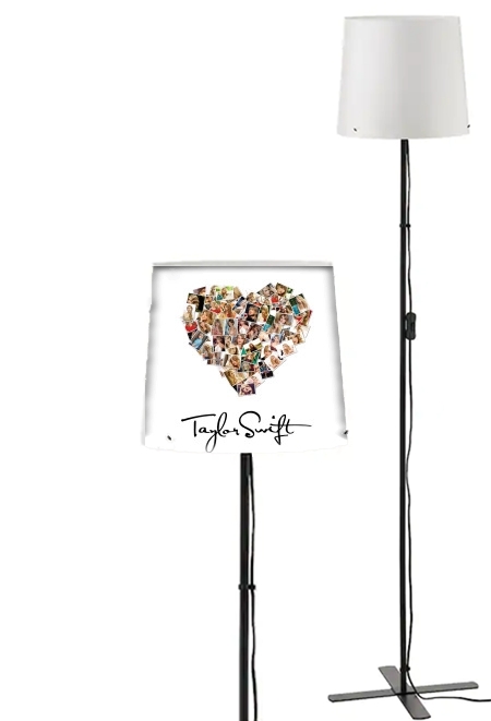 Lampadaire Taylor Swift Love Fan Collage signature