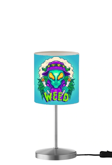 Lampe de table Alien smoking cannabis cbd