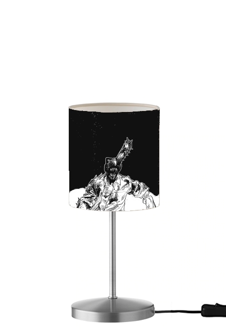 Lampe de table chainsaw man black and white