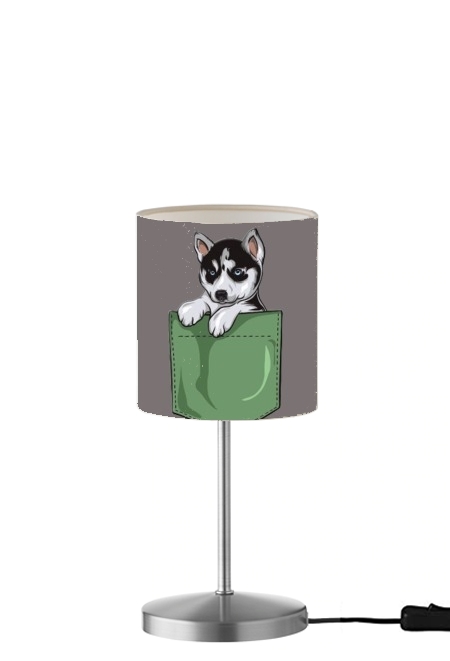 Lampe de table Husky Dog in the pocket