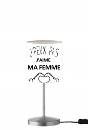 Lampe de table Je peux pas j'aime ma femme