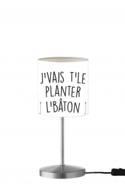 Lampe de table Je vais te le planter le bâton Ski