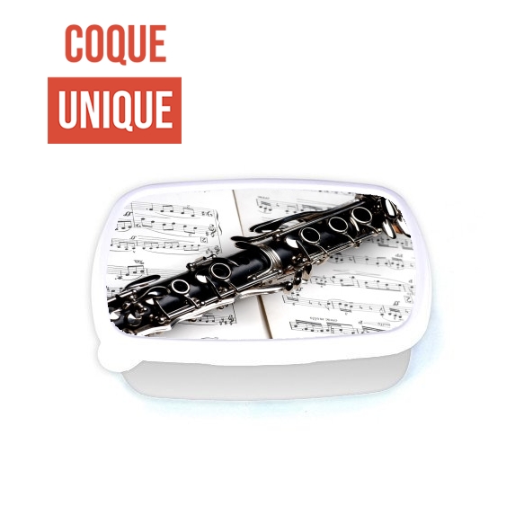 Boite a Gouter Repas Clarinette Musical Notes