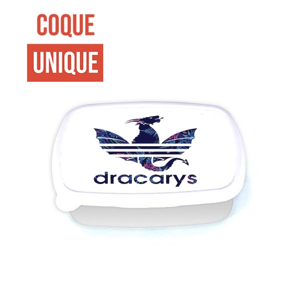 Boite a Gouter Repas Dracarys Floral Blue