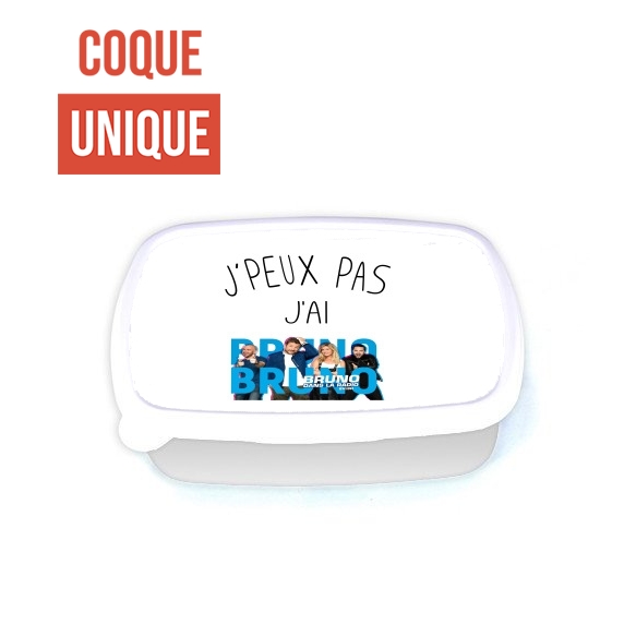 Boite a Gouter Repas Je peux pas j'ai bruno dans la radio