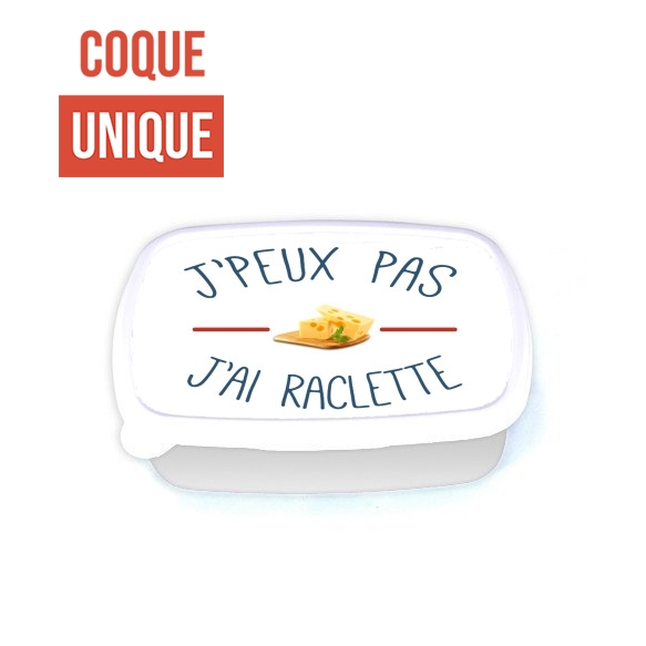 Boite a Gouter Repas J'peux pas j'ai raclette et fromage