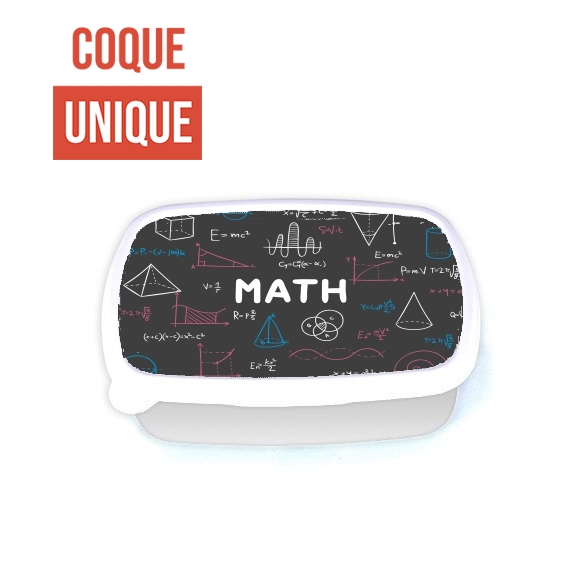 Boite a Gouter Repas Mathematics background