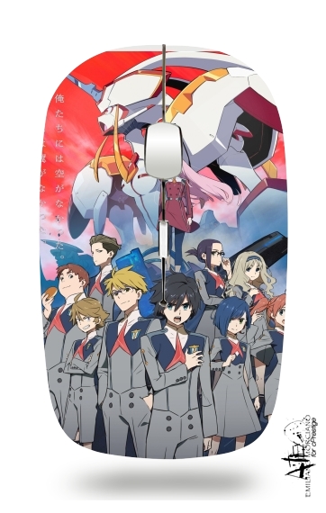 Souris sans fil avec récepteur usb darling in the franxx