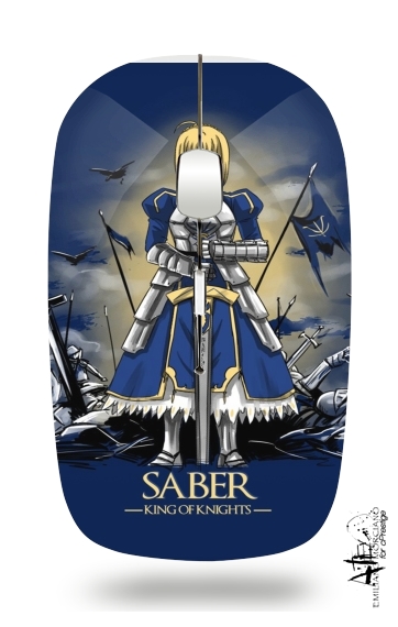 Souris sans fil avec récepteur usb Fate Zero Fate stay Night Saber King Of Knights